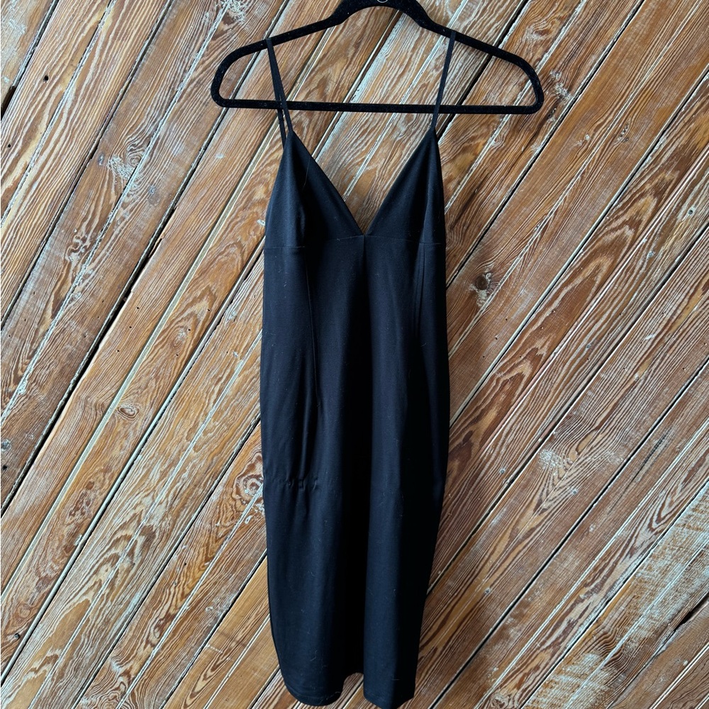 Chic Black Slip Dress